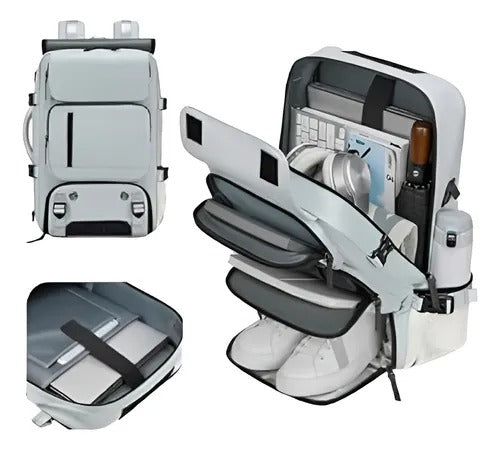 🧳 Maleta Viajera 3 en 1 Impermeable + Compartimento para Zapatos + ENVIO GRATIS 🚚