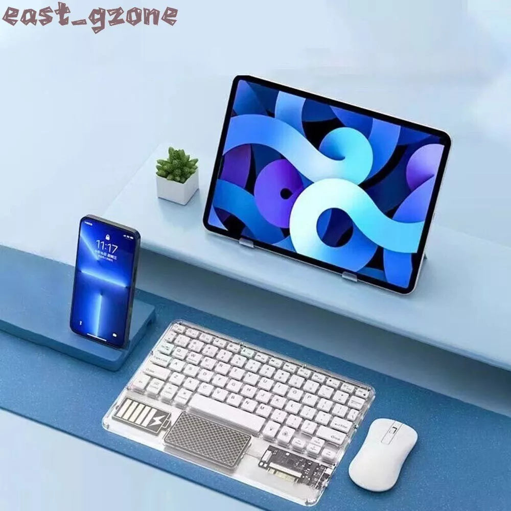 Combo Teclado - Trackpad transparente